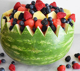 Romantic Water-melon fruit basket