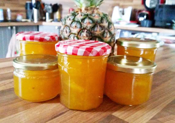 La confiture d’ananas