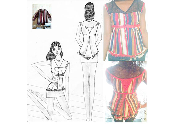 Giving life to old fashioned dresses