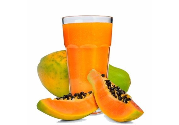 Pawpaw juice with milk