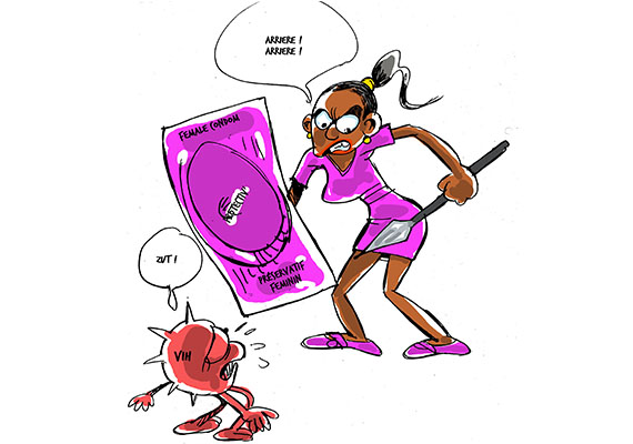 Girls handle it !! « the female condom really works for me »