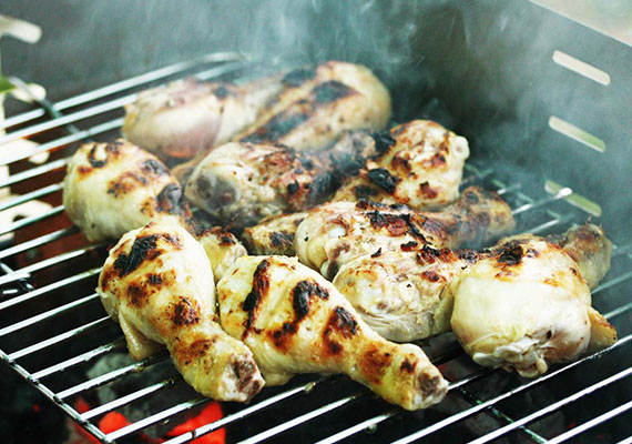 Barbecue de poulet
