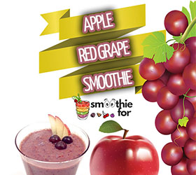 Grapes smoothie that rocks