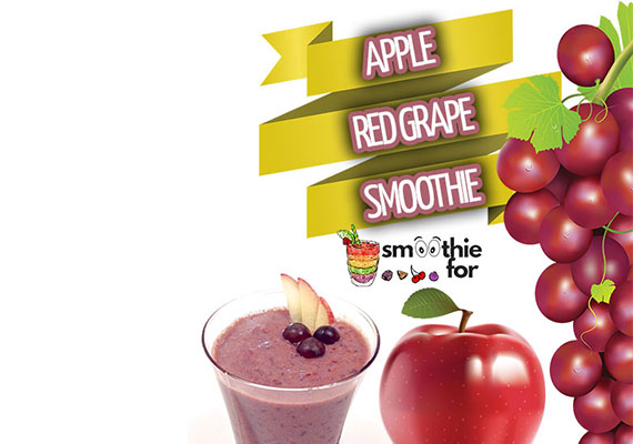 Grapes smoothie that rocks