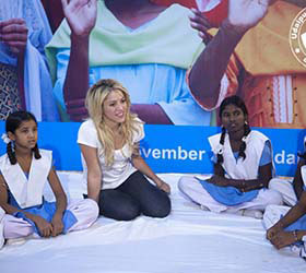 Shakira, soutien une fois de plus l’UNICEF