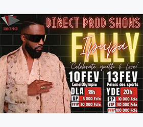 Fally Ipupa en Concert à Douala et à Yaoundé le 12 et 13 Février 2021