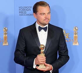 Cérémonie des oscars 2016 : Leonardo Di Caprio prix du meilleur acteur