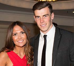 Le footballeur Gareth Bale fiancé