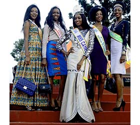 Julie Cheugueu, Miss Cameroun 2016, déjà les armes à la main