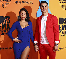 Cristiano Ronaldo et sa fiancée Georgina Rodriguez aux MTV Europe Music Awards