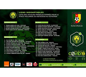 AFCON Preparations: 32 players called to begin camping